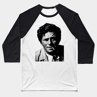 Columbo Pencil Drawing Baseball T-Shirt